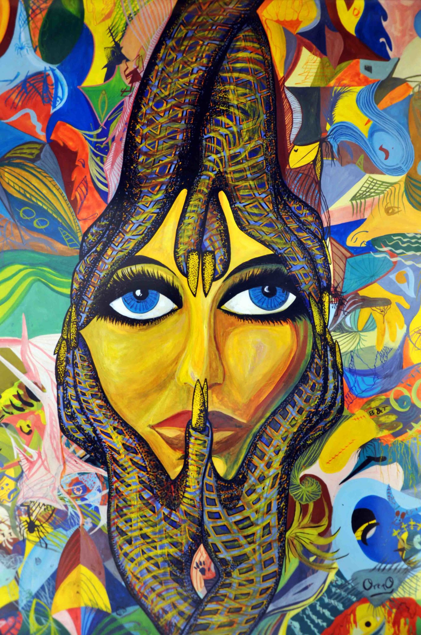 Gilda, 1994. Gouache sobre papel Basik 70x50 cms. Bego Otero.